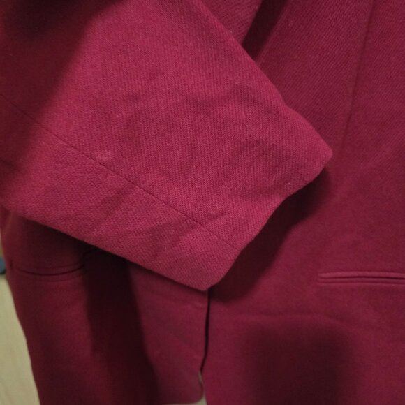 Vintage Harbor Red Wool Blend Blazer Jacket Size old money, elegant classic - Picture 6 of 9